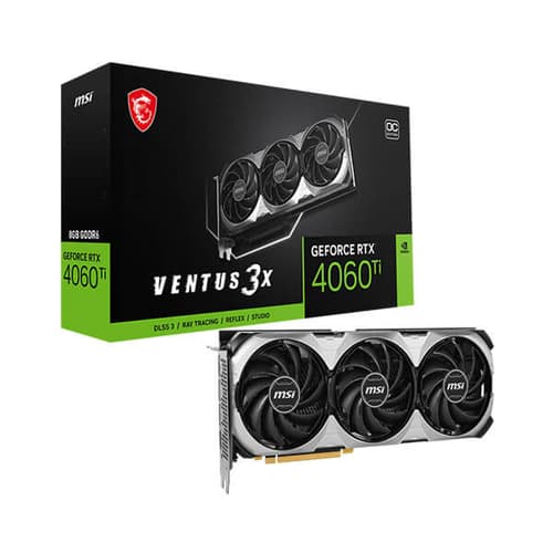 MSI RTX 4060 Ti Ventus 3X OC 8GB Graphics Card